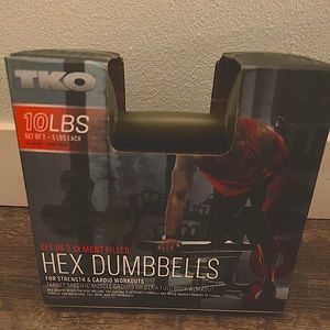 Set of TKO 5lb Dumbbells
